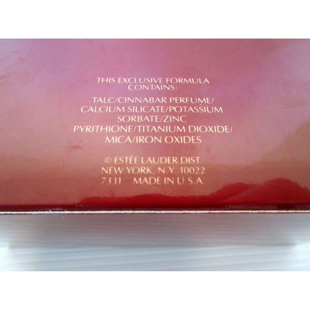 Cinnabar Dusting Powder By Estee Lauder New Still Sealed Vintage 6 oz